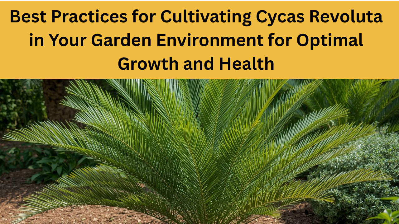 Best Practices for Cultivating Cycas Revoluta in Your Garden Environment for Optimal Growth and Health