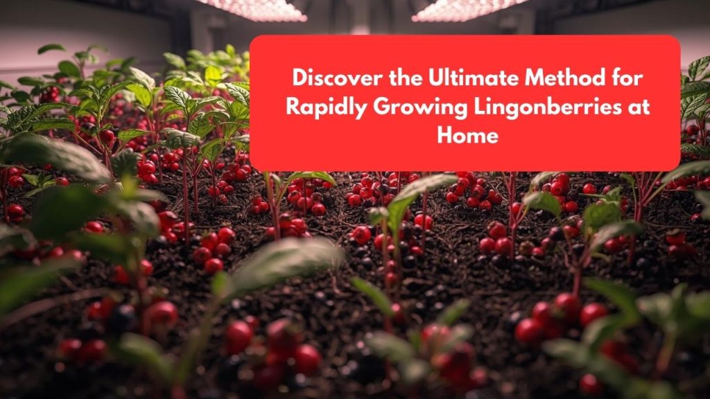 Discover the Ultimate Method for Rapidly Growing Lingonberries at Home