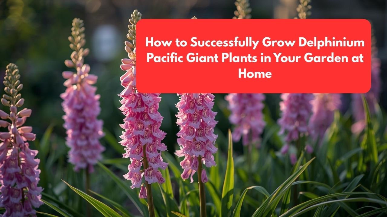 How to Successfully Grow Delphinium Pacific Giant Plants in Your Garden at Home