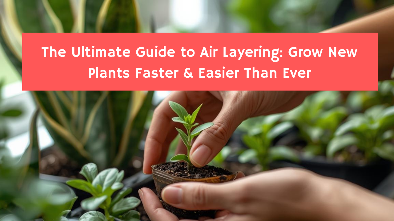 Air Layering Technique, Plant Propagation Methods, Grow Plants Faster, Gardening Techniques, Beginner Propagation Guide, Home Gardening Skills